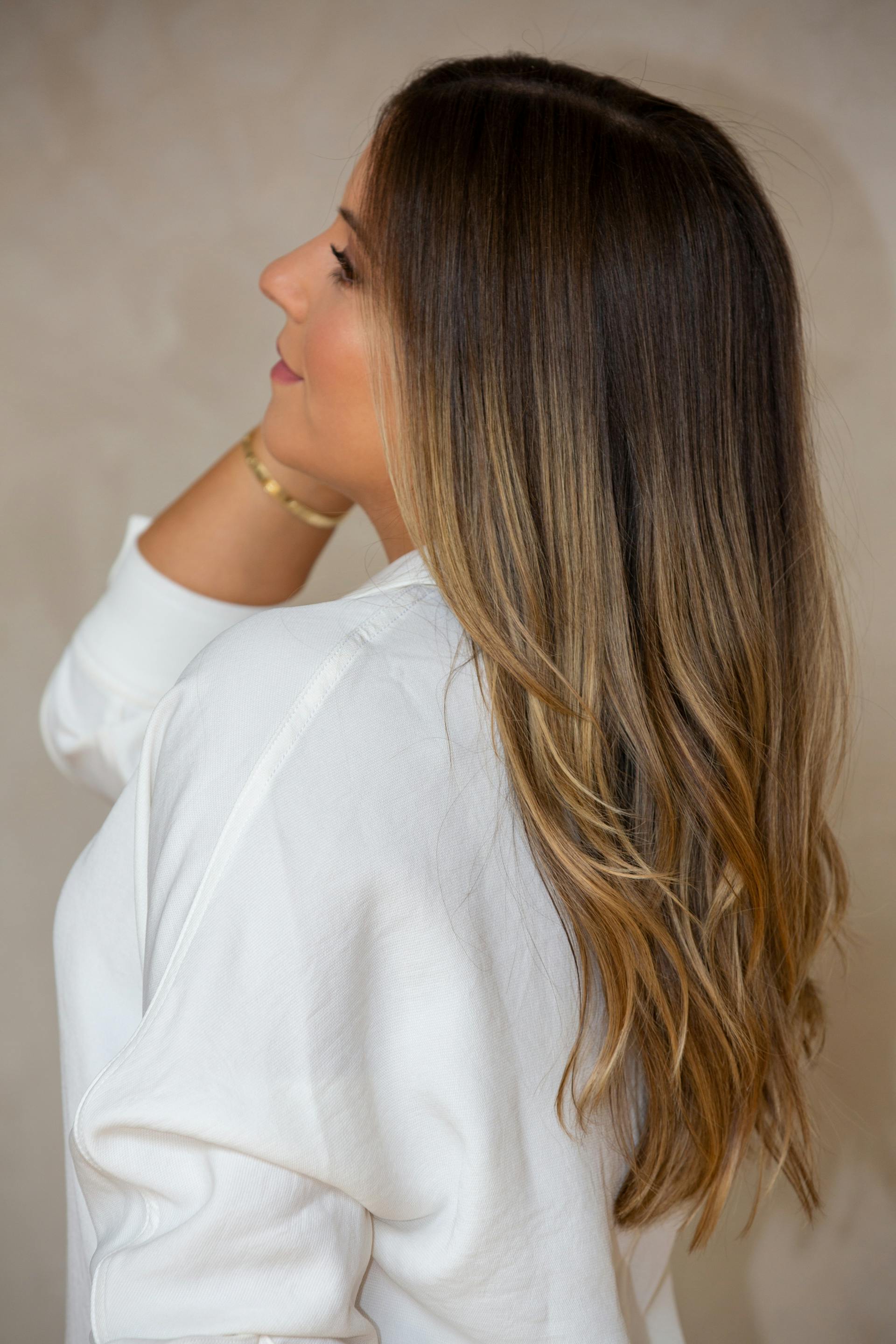 Lissage soin cheveux soyeux